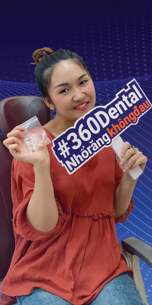 Khách hàng nhổ răng khôn tại Nha khoa 360 Dental